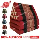 Jumbo SIZE 3-FOLDS Red Elephant Thai Triangle Pillow Mattress Cushion DayBed