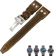 [HKIDKK] Italian Cowhide Watch Strap For IWC WatchBands