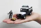 jeep cj7/cj8 israel police bomb disposal unit car model scale 1:43