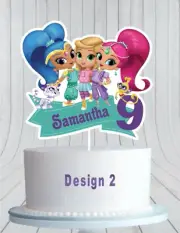 Shimmer & Shine Cake Topper DIGTIAL FILE ONLY