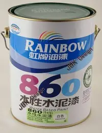 在飛比找Yahoo!奇摩拍賣優惠-【歐樂克修繕家】虹牌油漆 860平光水泥漆 1加侖(3.78