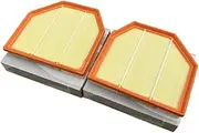 2pcs Air Filter ，Compatible ForBMW ，F30,F80 M3 2014-2019/F33,F83,F32,F82 M4 2014-/F10 M5 2010-2016/ F06 F12 F13 M6 2012-2019 13717843283 Car Air Filter Accessories