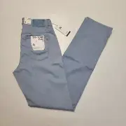 BRAX Cooper Fancy TRI-TONE FLEX 30x34 Light Blue Jeans 5-Pocket Men's Chino Pant