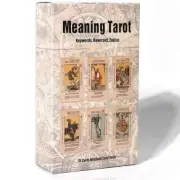 Beginner's Tarot Cards with Keywords - 78pcs Meaningful Deck