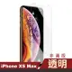 iPhoneXSMax 非滿版半屏透明9H玻璃鋼化膜手機保護貼(XSMax保護貼 XSMax鋼化膜)