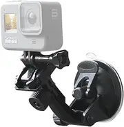 Haoyou Suction Cup Mount(with 1/4 Conversion Adapter) Compatible with Gopro Hero 11 10 9 8 7 6 5 4 3+ 3 gopro Hero 2018 DJI Osmo Session Akaso and Other Action Cameras