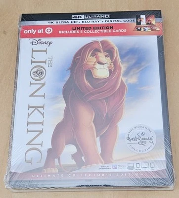 Disney Lion King ( 4K Ultra HD + Blu-Ray ) New Sealed Sleeve Target Exclusive