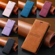 For iPhone 16e 15 14 13 12 Pro Max 8Plus Case Wallet Leather Business Flip Cover