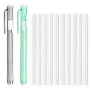 12pcs Retractable Eraser Mechanical Eraser Pen Pencil Eraser Pencil Pen9152