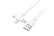 Hoco X77 3 in 1 USB-A to Lightning, USB-C, Micro-USB Charging Cable iPhone / Samsung / Andriod - 1M