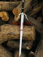 Handmade Carbon Steel The Witcher Sword, Sword of Geralt of Rivia, Feline sword,