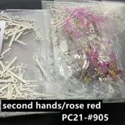 100 Sets Rose Second Hand Watch Hands for Hattori Epson PC21 Quartz Movement