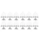 (Bottom Silver)12 Set Mini Candy Box Cake Stand Cupcake Candy Display Plate
