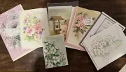 Vintage Greeting Cards Lot 7 Anniversary Birthday Get Well Thank You Sympathy