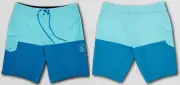 Volcom men's MANIC 2 Board Shorts 20" Blue Combo print size 32 #78