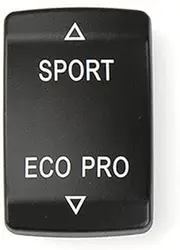 Car Accessories Interior Console Sport ECO Pro Switch Button ESP Antislip -Radar Sensor for -BMW F20 F21 F22 F35 Black Mode