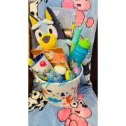 Bluey adorable Easter bundle with characters 5070 throw Bluey plush with Easter