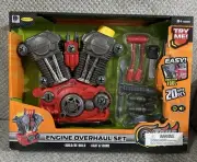 Take Apart Toys Engine Overhaul Building Kit with Lights, Sounds, Over 20 Pieces