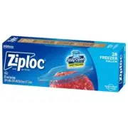 2 Ziploc Gallon Freezer Bags Food Storage Grip 'N Seal Zip Lock Bags 28 Count