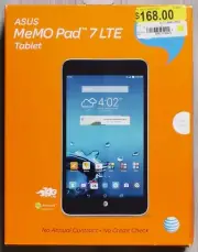 New Sealed ASUS MeMO Pad 7 LTE Quad-Core 16GB 7" Android Tablet - AT&T Prepaid