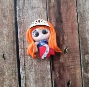 Princess Girl Polymer Clay Bow Center Flatback Clays For Bows