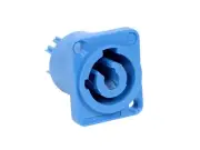 Seetronic SAC3MPA AC Power Connector Blue Panel Mount