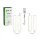 4 x Flat Panel LED Light Kit - Plug-in - Smart Under Cabinet Lighting - Super...
