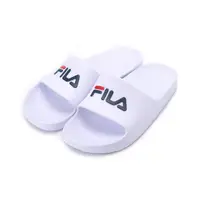 在飛比找樂天市場購物網優惠-FILA 簡約運動拖鞋 白 4-S355W-113 男鞋