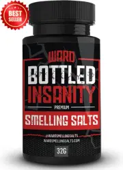 Bottled Insanity Ammonia Inhalant, Smelling Salt for Powerlifting, Hockey, etc.