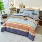 Stripes 100% Cotton Single/Queen/King Bed Quilt/Doona/Duvet Cover Set Pillowcase