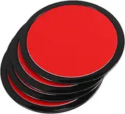 Yardenfun 4Pcs Adhesive Pad for Suction Cup Car Mount Round High Temperature Resistant Pads for Secure Dashboard Navigation Support Compatible with All Car Models