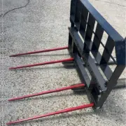 Tractor Euro Hitch Pallet Forks Kit with Forks and 4x Hay Bale Spears Adelaide