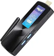 MeLE PCG02 Fanless Mini PC Stick Desktop,J4125 8GB 128GB Windows 11 Pro 4K HDMI Portable Small Computer, Support Win10 pro PXE Unlocked Bios Gigabit Ethernet, Work on Media Industry IoT Office