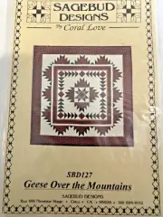 Geese Over The Mountains 53x53 QUILT PATTERN Sagebud Designs SBD127