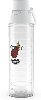 Tervis Venture Lite NBA Miami Heat - Primary Logo Made in USA Double Walled Insulated Tumbler Travel Cup Keeps Drinks Cold & Hot, 24oz Water Bottle, Classic