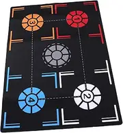 MUELODSIC Basketball Footwork Training Mat Non Slip Pad for Enhanced Dribble Practice Gym Portable Silent Exercise Equipment for All Ages