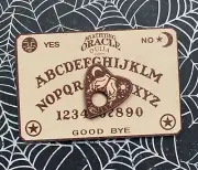 Wooden Spirit Board Talking Spirit Board with Planchette Halloween Ouija