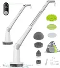 Electric Spin Scrubber, Upgrade 2H Cordless Cleaning Shower Floor Grout Bathroom