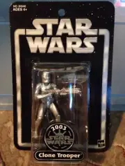 Star Wars 2003 Silver Anniversary Clone Trooper Exclusive New Toys R US TRU NOC