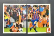 MESSI - 2010 Album "Stars from European Soccer" from Peru. Libero Sticker 32-33