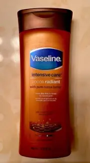 VASELINE INTENSIVE CARE LOTION COCOA RADIANT Full Size With Pure Cocoa Butter