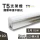 【彩渝】3呎 LED支架燈 T5 15W-10入組(全電壓 串接燈 層板燈 一體化支架燈 燈管)