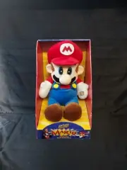 BD&A Super Mario Kart Talking Mario Plush Nintendo Collectibles 1998 N64 Works