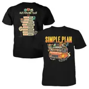 Simple Plan TOUR TEE BLACK TSHIRT