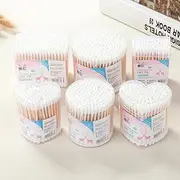 Boxed Double-Headed Wooden Swab Cotton Swab Cotton Ball Swab Makeup Swab Cotton Swab Disposable Cotton Swab