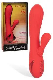 California Exotic Palisades Passion 7.9" Heated Rabbit Vibrator plus Clitoral Teaser