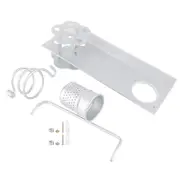 Space Aluminum Wall Mounted Bathroom Storage Shelf Towel Rack Tissue Box Set Accessories