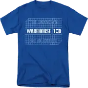 Warehouse 13 Blueprint Logo - Men's Regular Fit T-Shirt