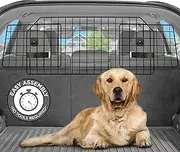 Pawple Dog Barrier for SUV's, Cars & Vehicles, Heavy-Duty - Adjustable Pet Barrier, Universal Fit