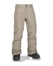 Volcom Freakin Chino Youth Insulated Kid's Snow Pants, Chestnut Brown, Medium